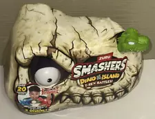 ZURU Smashers Dino Island Series 1 Skull T-Rex Bulid & Battles Surprises GREEN