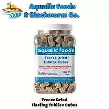 Tubifex Worms--Freeze Dried Tubifex Cubes for all Tropical & Marine Fish. JAR