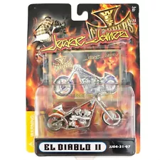 Jesse James West Coast Chopper EL DIABLO II Custom Motorcycle Bike Orange 1/31