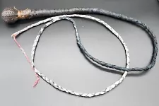 Indiana Jones Bull whip Leather Cosplay 7' 7" B69