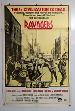 Richard Harris, Ernest Borgnine "Ravagers" Original Movie Poster Sci-Fi Thriller