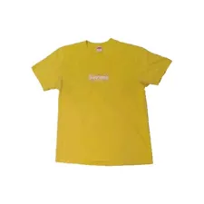 Supreme Bandana Box Logo Tee Yellow Adult Size XL