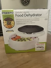 Presto Dehydro 06300 Electric Food Dehydrator - White Open Box Used Once Jerky