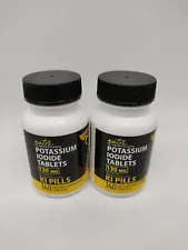 Nutri Potassium + Iodide Tablets 130 Mg EXP. 10/2033 140 Tablets Ea Lot of 2