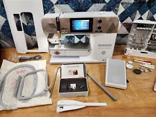 Bernina 590 Crystal Sewing, Quilting, Embroidery Machine, Suitcases included!