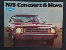 Original 1976 Chevrolet Concours and Nova Canadian Sales Brochure