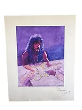 Eddie Van Halen Original 1987 Custom Hand Painted Artwork