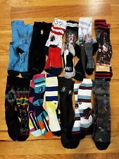 Stance Socks Mens Lot Of 12 Size Large