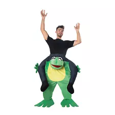 Halloween Express Adult Carry Me Frog Costume - One Size - Green