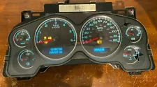 2011 CHEVROLET AVALANCHE 1500 USED DASHBOARD INSTRUMENT CLUSTER FOR SALE (MPH)