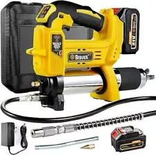 Electric Cordless Grease Gun Rechargeable Battery 12,000 PSI Automatic Pumping