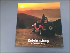 1984 Jeep CJ CJ-7 Scrambler Truck J-10 J-20 16-page Car Sales Brochure Catalog