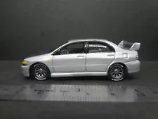 Johnny Lightning 2004 Mitsubishi Lancer Evolution Silver - Loose New Mint 1:64