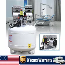 New Listing115PSI 40L Dental Medical Air Compressor Silent Air Compressor Oilless