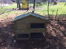 chicken coop hen house Rabbit House For Smaller Chickens/Rabbits Training Coop