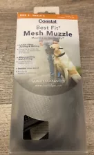 Coastal Best Fit Mesh Comfort Adjustable Dog Muzzle size 5, 7” Nose.