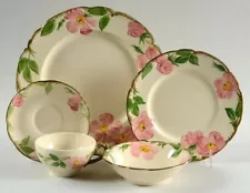 Vintage Franciscan Desert Rose China (USA Backstamp) Service for 12