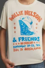 Willie Nelson & Friends Concert Retro Natural color Shirt Men Women KTV6753