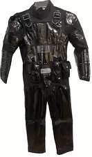 Disney Store Youth 9/10 Black STAR WARS Death Trooper Costume