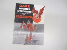 Vintage 1950s CASE MOUNTED IMPLEMENTS For SC & DC Tractors w/Eagle Hitch Catalog