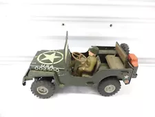 Vintage Arnold Metal Tin US Army Jeep