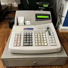 SHARP ER-A410 ELECTRONIC CASH REGISTER WITH KEY - Working