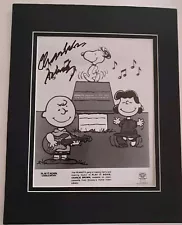 Charles Schulz signed Ad Handout