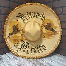 Vintage Mexican Sombrero 23” Southwestern