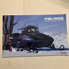 1998 Polaris Full Line Snowmobiles Sales Brochure Catalog XCR XLT TRAIL STORM