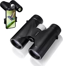 HURYSIN HD 10x42 Binoculars for Adults High Powered, Lightweight, Waterproof