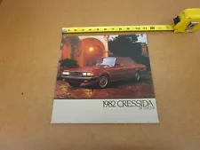 1982 Toyota Cressida sedan wagon sales brochure 14 pg ORIGINAL literature