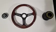 Mercedes Benz steering wheel wooden