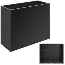 New ListingMetal Planter Box 30” x 12” x 24”, Tall Planter Box with Removable Insert She...