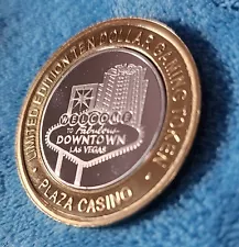 Collecters Edition Vegas Plaza SILVERSTRIKE Coin Vegas Sign Rare