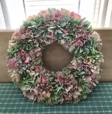 Beautiful Rag Wreath