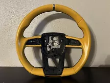 Lamborghini Urus Steering Wheel Yellow w/Black Stitching