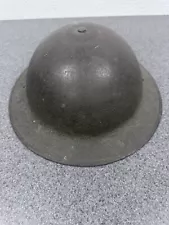 WWII US M1917A1 Kelly Helmet With Chin Strap No Liner Marked 15B