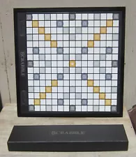 GIANT DELUXE EDITION SCRABBLE 23.5" x 23.5" Rotating Board 1.25" x 1.125" Tiles