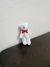 Bratz White Teddy Bear From Holiday Cloe Winter Ball Beauty - Only Bear For Sale