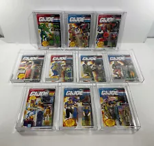 Gi Joe "HUGE AFA LOT of 10 Figures" Fresh Graded ! Extremely RARE Opportunity !