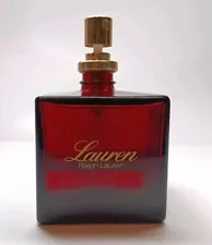 Lauren Perfume by Ralph Lauren 4oz 118mL Eau de Toilette For Women ~ 40% Full