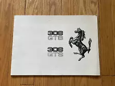 FERRARI 308 GTB GTS Sales Brochure N.147/77 - 6/M/11/79 Multi Language