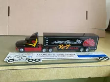 MAC TOOLS RACINF 1994 TRACTOR & DROPBED TRAILER WINROSS TRUCK