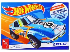 AMT 1303/12 Hot Wheels 1/25 Opel GT 3 n 1 Stock Drag Custom Car Model Kit NEW