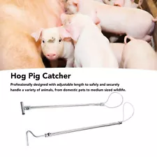 Hog Pig Catcher Stainless Steel Animal Control Pole for Catching Dogs and Pigs