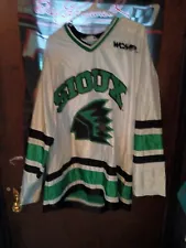 Vintage Koronis Sports Apparel UND North Dakota Fighting Sioux Hockey Jersey XL