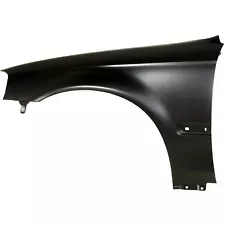 Front Driver Fender For 1999-2000 Honda Civic Primed Steel with Molding Holes