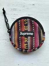 Supreme Woven Stripe Coin Pouch Multicolor (SS20)