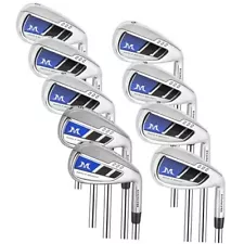 Single Length Golf Club Irons Set 4 Iron-PW,AW,SW Stiff Stainless Steel Right