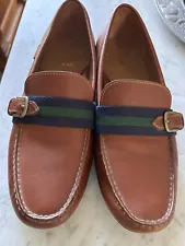 NEW Polo Ralph Lauren Loafers Riali Driver Buckle Slip On Shoes Men's Size 10.5D